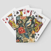 Jeu De Cartes Flore complexe avec oiseaux (dos)