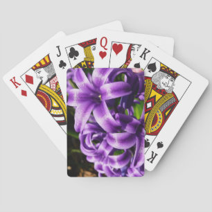Jeu De Cartes Flore de printemps Blue Hyacinth II