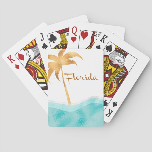 Jeu De Cartes Floride fabuleuse, Palmier (dos)