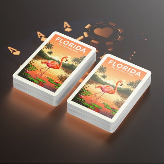 Jeu De Cartes Floride vintage