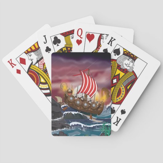 Jeu De Cartes Flotte d'invasion Viking (dos)