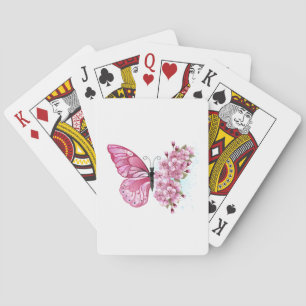 Jeu De Cartes Flower Butterfly