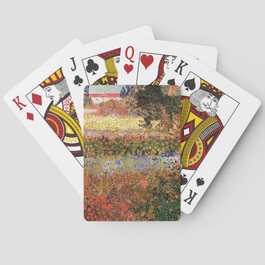 Jeu De Cartes Flower Garden, Vincent van Gogh. (dos)