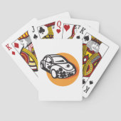 Jeu De Cartes Flower Power Car Cute Hippie Style (dos)