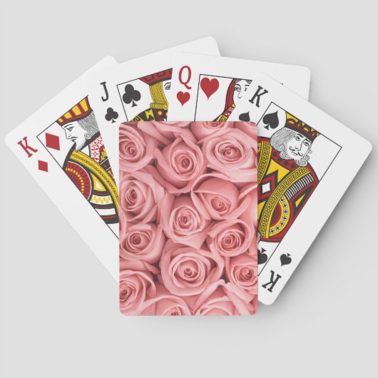 Jeu De Cartes Flowers | Pink Roses (dos)