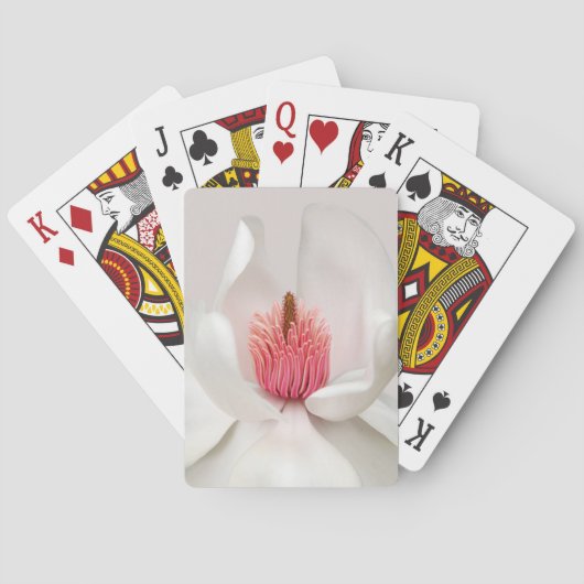Jeu De Cartes Flowers | White Magnolia (dos)