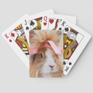 Jeu De Cartes Fluffy Lionhead Bunny Lapbit Jouer aux cartes