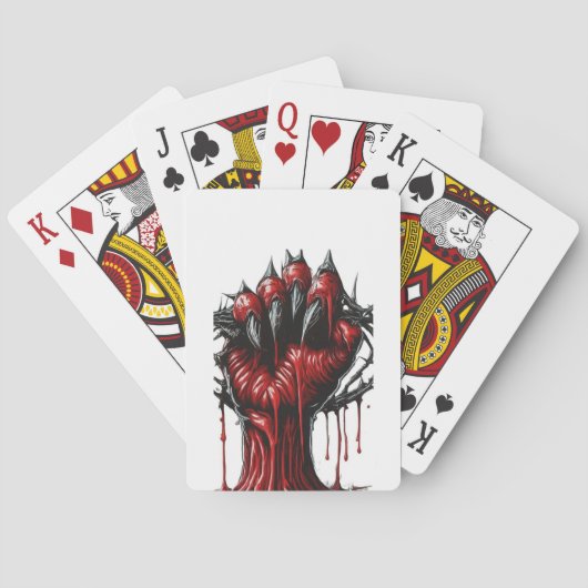 Jeu De Cartes Flush Royal (dos)
