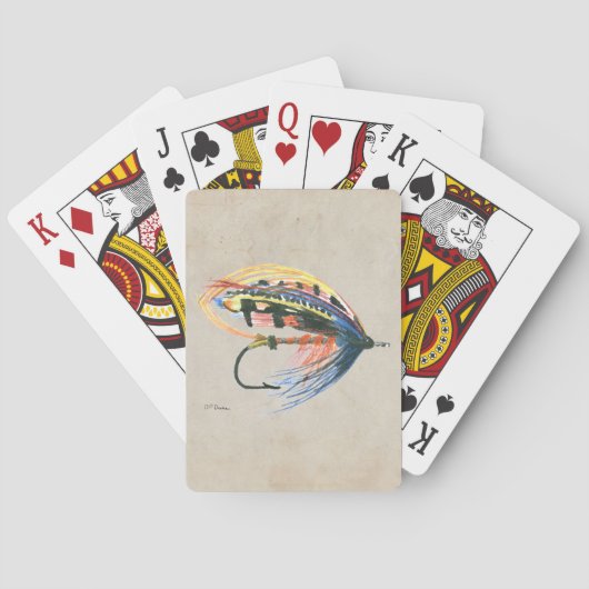 Jeu De Cartes FlyFishing Lure Art Saumon Fly Lure (dos)