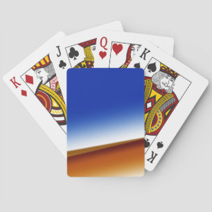 Jeu De Cartes Fond artistique texturé abstrait bleu marron blanc