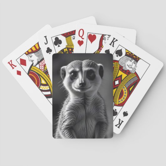 Jeu De Cartes Fond d'écran de la faune des suricates Majestueuse (dos)