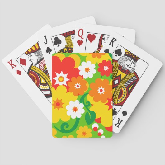 Jeu De Cartes Fond d'écran Funky Flower + vos idées (dos)