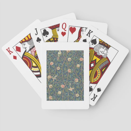 Jeu De Cartes Fond d'écran 'Oiseau et grenade', imprimé par (dos)