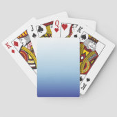 Jeu De Cartes Fond dégradé bleu minimal (dos)