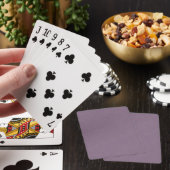 Jeu De Cartes Fond violet texturé calme et simple (In Situ)