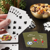Jeu De Cartes Football - Image de joueur et ballon - Personnalis (In Situ)
