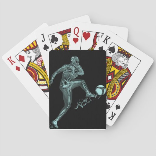 JEU DE CARTES FOOTBALL POKER CARD DESIGN (dos)
