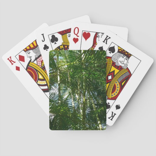 Jeu De Cartes Forest of Palm Trees Tropical Nature (dos)