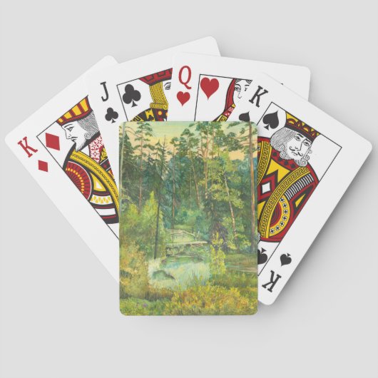 Jeu De Cartes Forêt (dos)