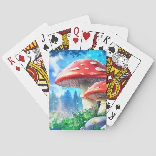 Jeu De Cartes Forêt de champignons Fantastique (dos)