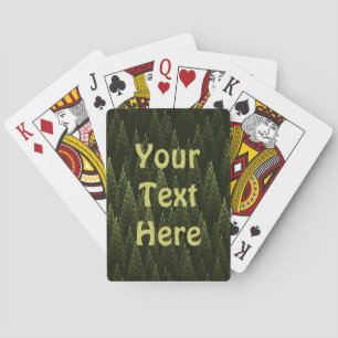 Jeu De Cartes Forêt de conifères fractale