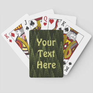 Jeu De Cartes Forêt de conifères fractale
