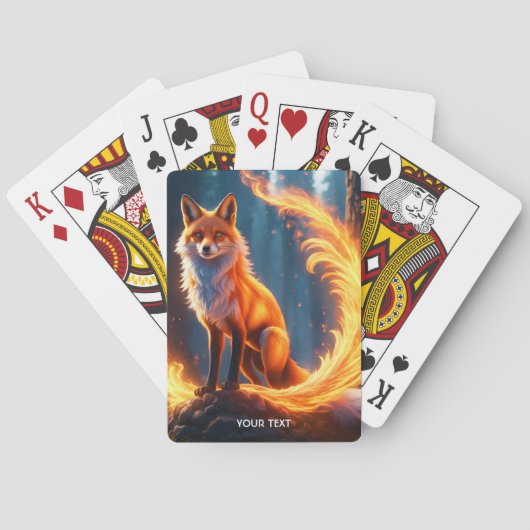 Jeu De Cartes Forêt de feu de Fox Vide Imaginaire (dos)