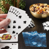 Jeu De Cartes Forêt de la Lune bleue de minuit (In Situ)