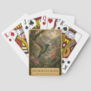 Jeu De Cartes Forêt de nuages de colibri VINTAGE