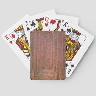 Jeu De Cartes Forêt de sapins (par Gustav Klimt)