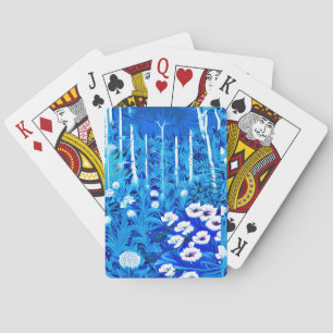 Jeu De Cartes Forêt d'Imaginaires avec fleurs et oiseaux