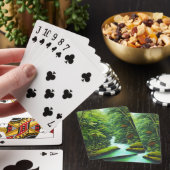 Jeu De Cartes Forêt pluviale verte (In Situ)