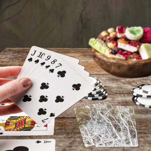 Jeu De Cartes Forêt squelettique