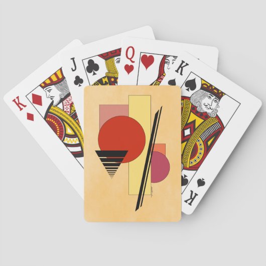 Jeu De Cartes Formes Abstraites (dos)
