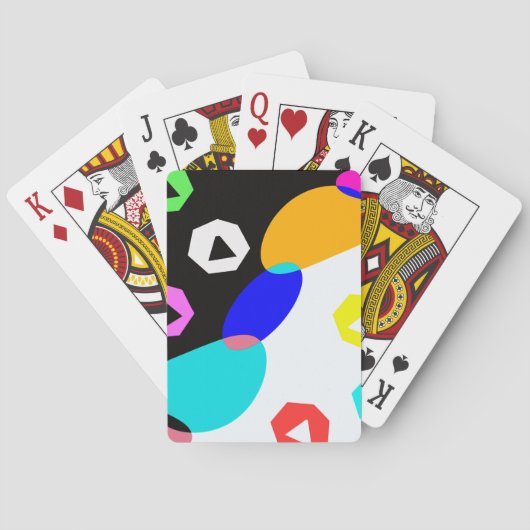 Jeu De Cartes Formes colorées (dos)