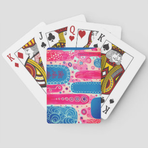 Jeu De Cartes Formes et formes divines Peinture abstraite origin