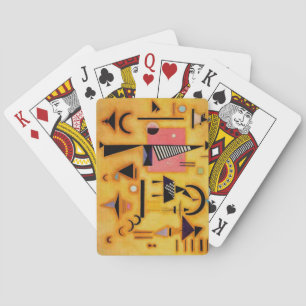 Jeu De Cartes Formes géométriques roses et incisives Abstraites