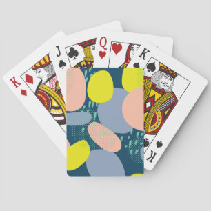 Jeu De Cartes Formes géométriques : style coloré Memphis