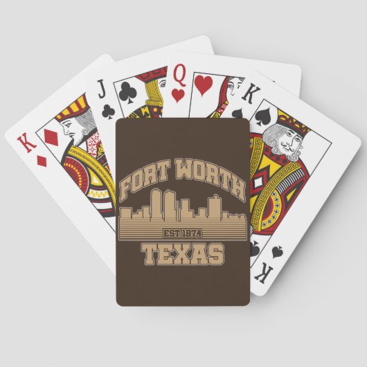 Jeu De Cartes Fort Worth, Texas (dos)