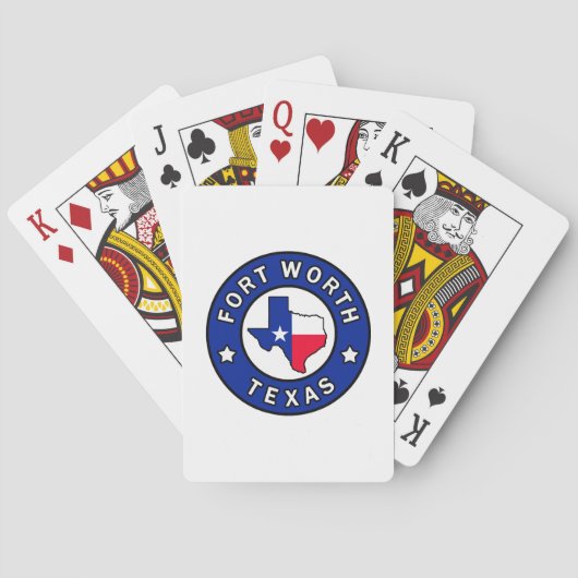 Jeu De Cartes Fort Worth Texas (dos)