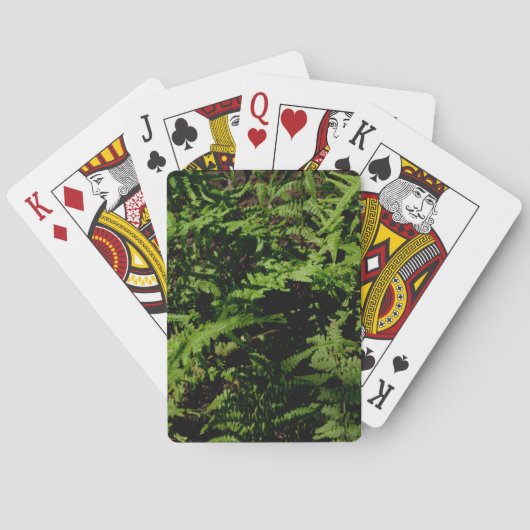 Jeu De Cartes Fougères de la forêt (dos)
