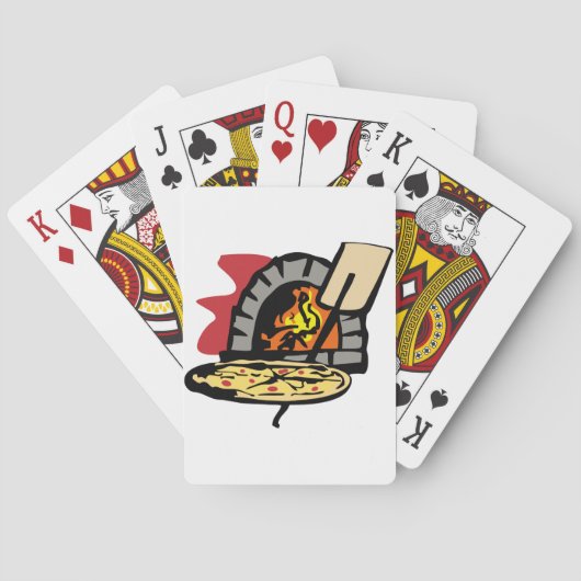 Jeu De Cartes Four à pizza (dos)