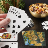 Jeu De Cartes Four Cut Sunflowers (In Situ)