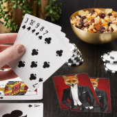 Jeu De Cartes Fox En Costume De Soirée, Portrait (In Situ)