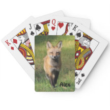 Fox Friend Bicycle Playing Cards - Personnalisez-l