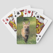 Fox Friend Playing Cards - Personnalisez-le!