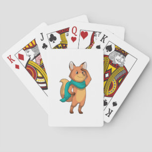 Jeu De Cartes Fox with Scarf