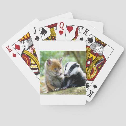 Jeu De Cartes Foxcub & Badger Cute ! (dos)