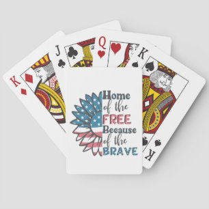 Jeu De Cartes Foyer des libres grâce aux braves 4 juillet
