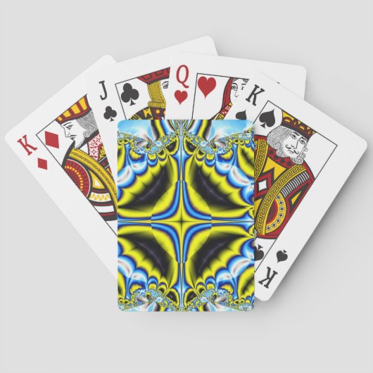Jeu De Cartes Fractal 109 Playing Cards (dos)